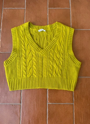 Gilet Verde Acido a Treccia di Terranova (Taglia S/M), marke: Terranova, zustand: Sehr gut, größe: S / 36 / 8, 7,00 €, 8,05 € inklusive Vinted-Käuferschutz