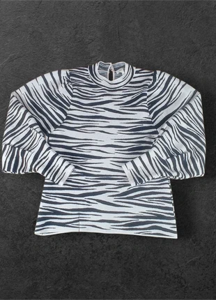 Pull Sézane La Maille M – motif zèbre – chic graphique – Paris, brand: Sézane, condizioni: Ottime, taglia: M / IT 42 / EU 38, €35.00, €37.45 include la Protezione acquisti