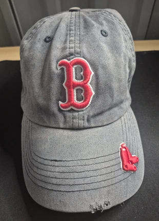 Adults grey distressed Boston red sox 47 clean up cap, brand: Boston red sox, condition: Very good, size: One size, £10.00, £11.20 includes Buyer Protection