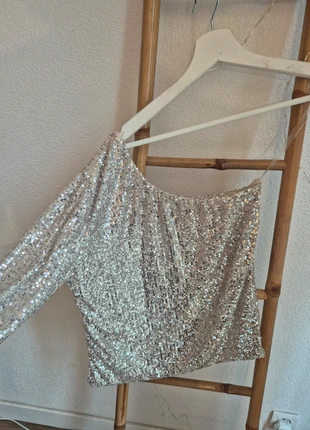 Haut paillettes/sequins, marque: Intemporel, état: Très bon état, taille: Taille unique, 5,00 €, 5,95 € Protection acheteurs incluse