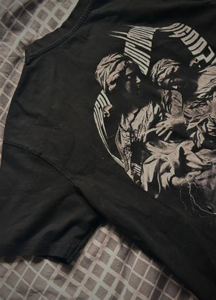 Black Graphic Tee – Dark Art Streetwear Style - Backprint Shirt Gothic, merk: MJGONZALES, staat: Heel goed, maat: XS, € 12,00, € 13,30 inclusief Kopersbescherming