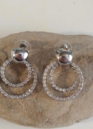 Pendientes aro, marque: Strass, état: Très bon état, 8,00 €, 9,10 € Protection acheteurs incluse