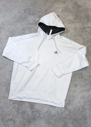 pull à capuche adidas blanc m flocage avant et grand logo dos, brand: adidas, condition: Very good, size: M, €25.00, €26.95 includes Buyer Protection Pro