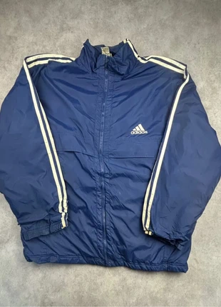 Veste coupe vent adidas vintage bleu marine logo brodé crème - taille XL, marca: adidas, estado: Muy bueno, tamaño: XL, 34,90 €, 37,35 € Protección al comprador Pro incluida