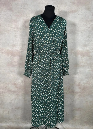 Robe Ikoone & Bianka verte imprimé fleuri taille M/L, marca: Ikoone&Bianka, estado: Muy bueno, tamaño: M / 38 / 10, 5,00 €, 5,95 € Protección al comprador Pro incluida
