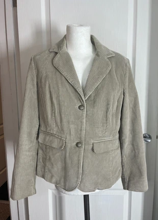 Per Una beige corduroy blazer jacket size 16 soft vintage look, brand: Per Una, condition: Very good, size: L / UK 16-18, £14.99, £16.44 includes Buyer Protection
