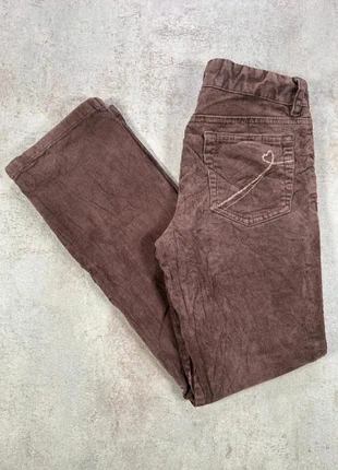 Pantalon En Velours Côtelé / Corduroy the children place marron chocolat, texture taille 8, marque: Vintage Dressing, état: Très bon état, taille: XXS / 32 / 4, 6,00 €, 7,00 € Protection acheteurs (Pro) incluse