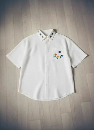 Vintage Chemisette Blanche Florale Col Brodée, marque: Vintage Dressing, état: Très bon état, taille: L, 44,90 €, 47,85 € Protection acheteurs incluse