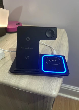 Wireless charger for phone headphones and watch, brand: NO LABEL, condition: New without tags, £13.00, £14.35 includes Buyer Protection