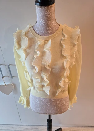 Jersey volantes Zara, marque: Zara, état: Très bon état, taille: S / 36 / 8, 14,00 €, 15,40 € Protection acheteurs incluse