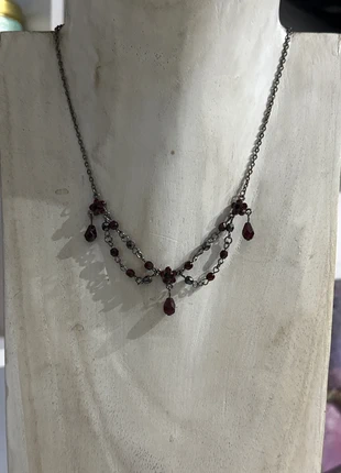 Red stone necklace, condition: Very good, £2.00, £2.80 includes Buyer Protection Pro