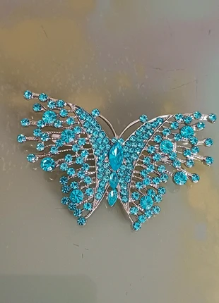 Spilla farfalla con brillantini, marque: Vintage Chic, état: Neuf sans étiquette, 9,90 €, 11,10 € Protection acheteurs incluse