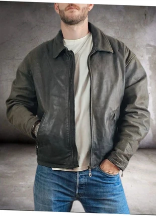 Cuir Biker Vintage, Belle Patine, marque: Vintage Dressing, état: Satisfaisant, taille: XL, 99,00 €, 104,65 € Protection acheteurs incluse