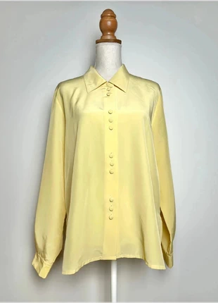 Chemise jaune manches longues, chemisier vintage français – Picwick Paris – Taille 3 (XL / 42), marque: picwick paris, état: Très bon état, taille: XL / 42 / 14, 16,00 €, 17,50 € Protection acheteurs incluse