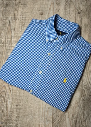 Ralph Lauren – Chemise à carreaux – Bleu/Blanc – Taille M (Homme), brand: Ralph Lauren, condizioni: Ottime, taglia: M, €34.90, €37.35 include la Protezione acquisti