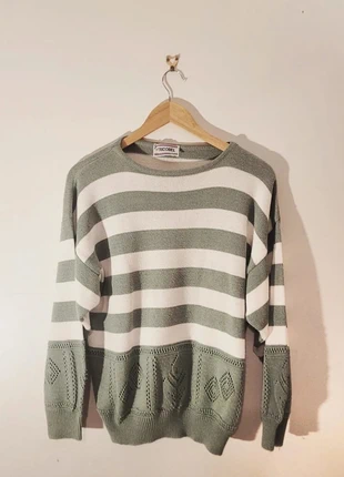 Pull rayé femme col rond Marque Tricobel 🇫🇷, marque: tricobel, état: Très bon état, taille: M / 38 / 10, 10,00 €, 11,20 € Protection acheteurs incluse