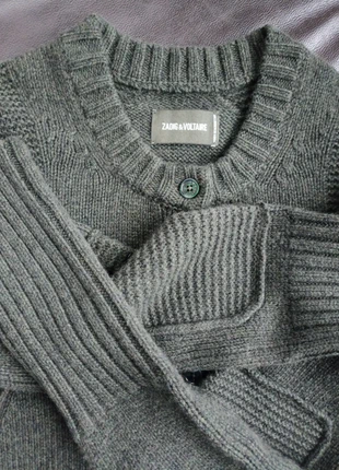 Robe pull Zadig & Voltaire cachemire vert foncé M, brand: Zadig & Voltaire, condition: Very good, size: M / 38 / 10, €95.00, €100.45 includes Buyer Protection