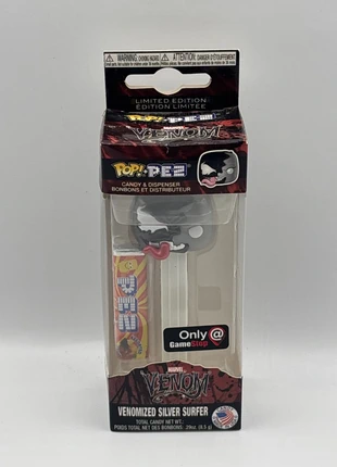 Funko Pop! Marvel Venom PEZ Venomized Silver surver Gamestop Exclusive, merk: Funko, staat: Heel goed, maat: Universeel, € 9,95, € 11,15 inclusief Kopersbescherming Pro