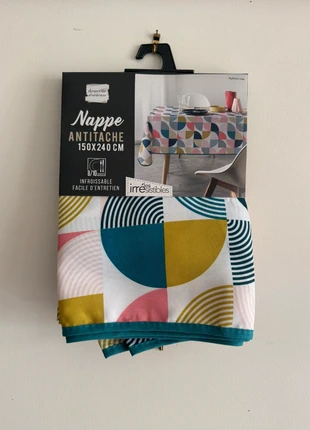 Nappe Rythmo rectangulaire 140x240 Douceur d'intérieur, brand: Douceur d'interieur, condition: New without tags, €10.99, €12.24 includes Buyer Protection Pro