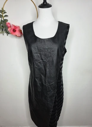 Robe fourreau femme jus d'orange Paris simili cuir noir t4 XL rock chic, brand: Jus d'Orange, condition: Very good, size: XL / 42 / 14, €7.50, €8.58 includes Buyer Protection