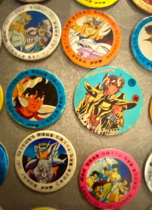 Saint Seiya - Lot de 22 Pogs, merk: Saint Seiya, staat: Heel goed, € 9,00, € 10,15 inclusief Kopersbescherming