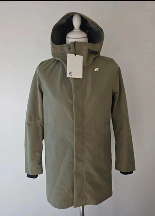 Manteau long parka imperméable K-way Tommy Bonded jersey vert kaki taille S mixte Neuf 🔥, merk: K-Way, staat: Nieuw met prijskaartje, maat: S, € 275,00, € 289,45 inclusief Kopersbescherming Pro