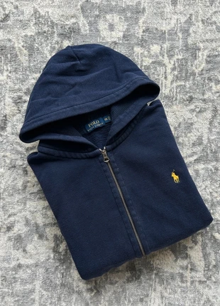 Full Zip Ralph Lauren / Sweat à Capuche RL / Pull Zippé Bleu Marine Taille XXL - Logo Or Brodé, marque: Ralph Lauren, état: Très bon état, taille: XXL, 55,00 €, 58,45 € Protection acheteurs (Pro) incluse