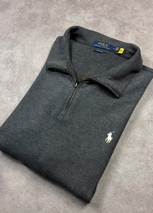 HalfZip Polo Ralph Lauren Sweat Col Camionneur OldMoney Vintage QRCode Gris - Taille M Unisexe, marque: Ralph Lauren, état: Très bon état, taille: M, 54,00 €, 57,40 € Protection acheteurs incluse