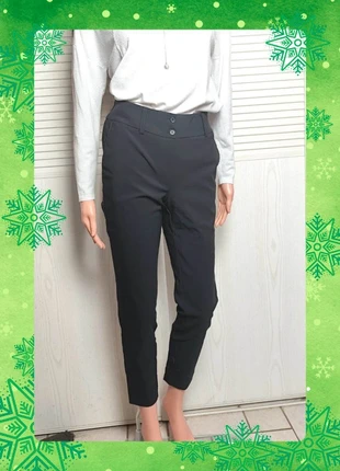 Pantalon noir droit taille élastiquée – YAYA Women – Taille 34 (convient 36/38), marque: YAYA, état: Très bon état, taille: S / 36 / 8, 12,00 €, 13,30 € Protection acheteurs (Pro) incluse