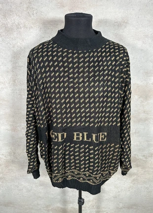 Pull Hiver Ethnic Vintage 80s 90s y2k Alias maille sombre motif beige et taille XL, marca: Vintage Dressing, estado: Muito bom, tamanho: XL, €30.00, €32.20 inclui Proteção do Comprador Pro