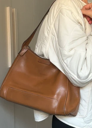 Borsa a spalla marrone in vera pelle vintage di Nannini, marke: Vintage Dressing, zustand: Sehr gut, 12,00 €, 13,30 € inklusive Vinted-Käuferschutz