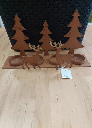 Bougeoir type acier corten Noel, état: Neuf avec étiquette, 5,00 €, 5,95 € Protection acheteurs (Pro) incluse