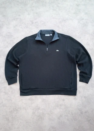 Pull zippé col montant Lacoste noir 100% coton – Taille 4XL (FR 9), brand: Lacoste, condizioni: Ottime, taglia: 4XL, €49.99, €53.19 include la Protezione acquisti