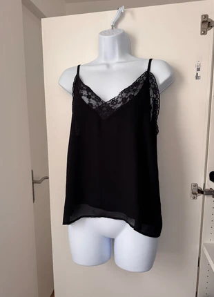 Débardeur Caraco Noir Dentelle Peace n'love T. S/M, brand: Peace n' Love, condition: Very good, size: M / 38 / 10, €7.00, €8.05 includes Buyer Protection