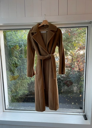 Manteau Intrend brun claire à ceinture 100% laine S, marque: Intrend, état: Très bon état, taille: S / 36 / 8, 150,00 €, 158,20 € Protection acheteurs incluse