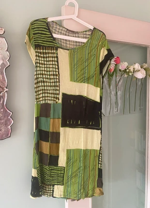 Robe verte, marque: Mia soana, état: Satisfaisant, taille: S / 36 / 8, 2,00 €, 2,80 € Protection acheteurs incluse