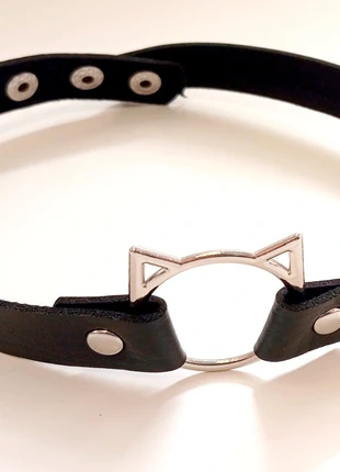 Necklace collar cat gat punk goth, marque: Inconnu, état: Neuf sans étiquette, 2,90 €, 3,75 € Protection acheteurs incluse