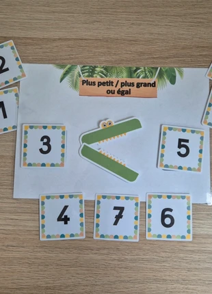 Jeu du crocodile - Apprendre les comparaisons, à compter et dénombrer, marke: Montessori, zustand: Neu, größe: Einheitsgröße, 6,50 €, 7,53 € inklusive Vinted-Käuferschutz