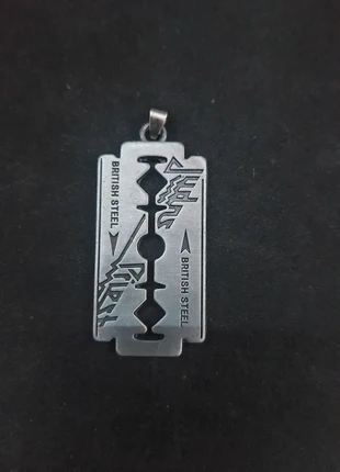 Judas Priest Razor Necklace Pendant, condition: Very good, £9.00, £10.15 includes Buyer Protection