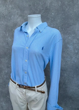 Chemise Ralph Lauren à rayure - Cavalier Bleu - Taille L, marca: Ralph Lauren, estado: Muito bom, tamanho: L / 40 / 12, €54.90, €58.35 inclui Proteção do Comprador