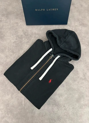 Sweat à capuche Ralph Lauren noir logo rouge homme taille S, marque: Ralph Lauren, état: Très bon état, taille: S, 60,00 €, 63,70 € Protection acheteurs incluse