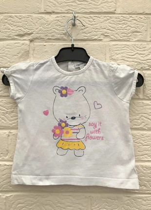 T-shirt blanc Fagottino 9 mois, marca: Fagottino, estado: Bueno, tamaño: 9-12 meses / 74 cm, 1,00 €, 1,75 € Protección al comprador incluida