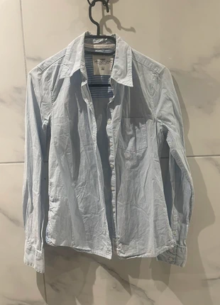 Chemise rayée bleu & blanc H&M – Taille 36 – Très bon état, brand: H&M, condition: Very good, size: S / 36 / 8, €6.00, €7.00 includes Buyer Protection