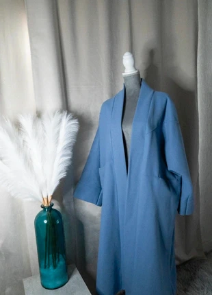 Manteau chaud oversize poche couture bleu neuf, brand: Boutique indépendante, condizioni: Nuovo senza cartellino, taglia: Taglia unica, €15.00, €16.45 include la Protezione acquisti