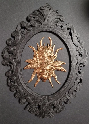 Cadre baroque insectes skull, état: Très bon état, 10,00 €, 11,20 € Protection acheteurs incluse