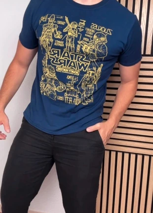 T-shirt Star Wars Bounty Hunters Bleu Marine Homme S, marca: Star Wars, estado: Muito bom, tamanho: S, €15.00, €16.45 inclui Proteção do Comprador Pro