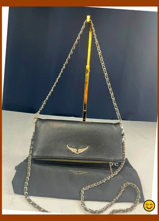 Sac à bandouillère Zadig et Voltaire noir pour femme, brand: Zadig & Voltaire, condition: Very good, €74.00, €78.40 includes Buyer Protection