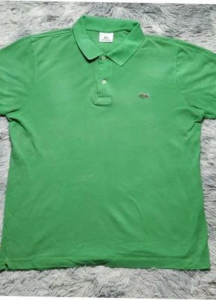 Polo Lacoste vert - Taille XL - Très bon état - Habit été casual, merk: Lacoste, staat: Heel goed, maat: XL, € 20,00, € 21,70 inclusief Kopersbescherming Pro