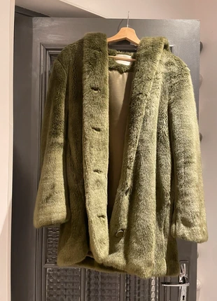 Manteau kaki fausse fourrure - Des petits hauts, brand: Des Petits Hauts, condition: New without tags, size: S / 36 / 8, €100.00, €105.70 includes Buyer Protection