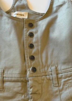 Diesel dress / abito / robe / vestido kaki – utility Y2K style – size 27 S, marke: Diesel, zustand: Neu, größe: S / 36 / 8, 37,00 €, 39,55 € inklusive Vinted-Käuferschutz